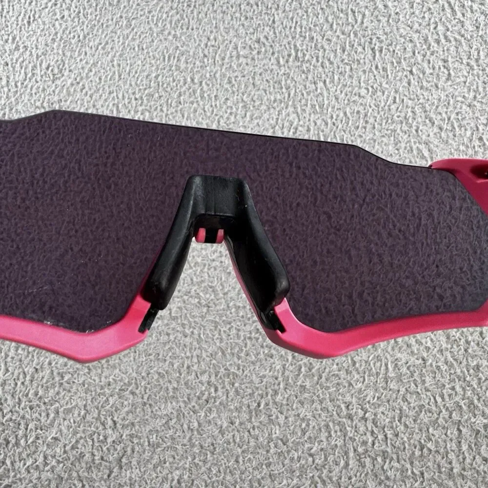 Oakley Flight Jacket Neon Pink Prizm Sunglasses